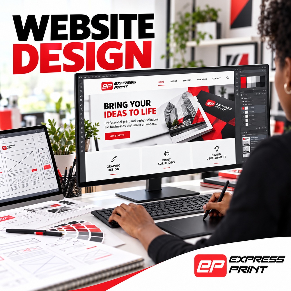 Express Print website design studio